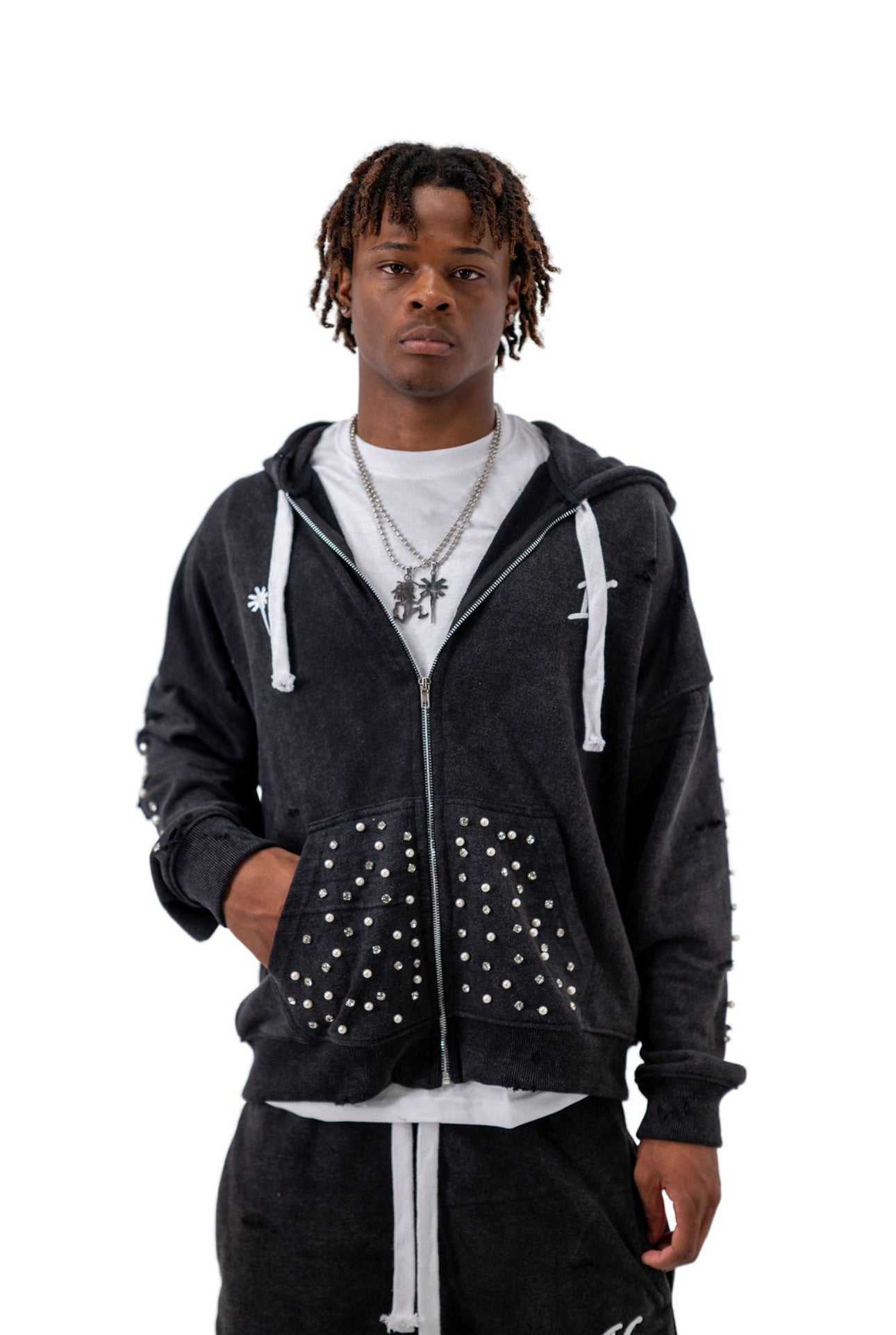 Graphite Vintage Zip up