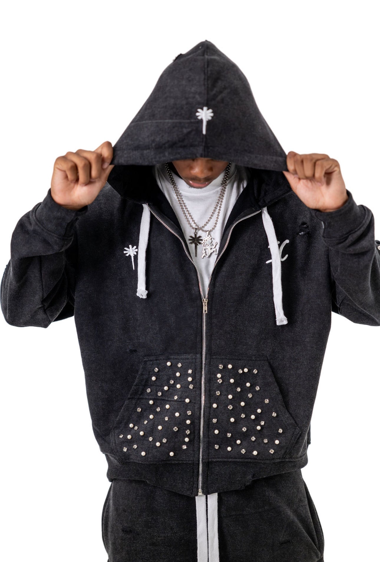 Graphite Vintage Zip up