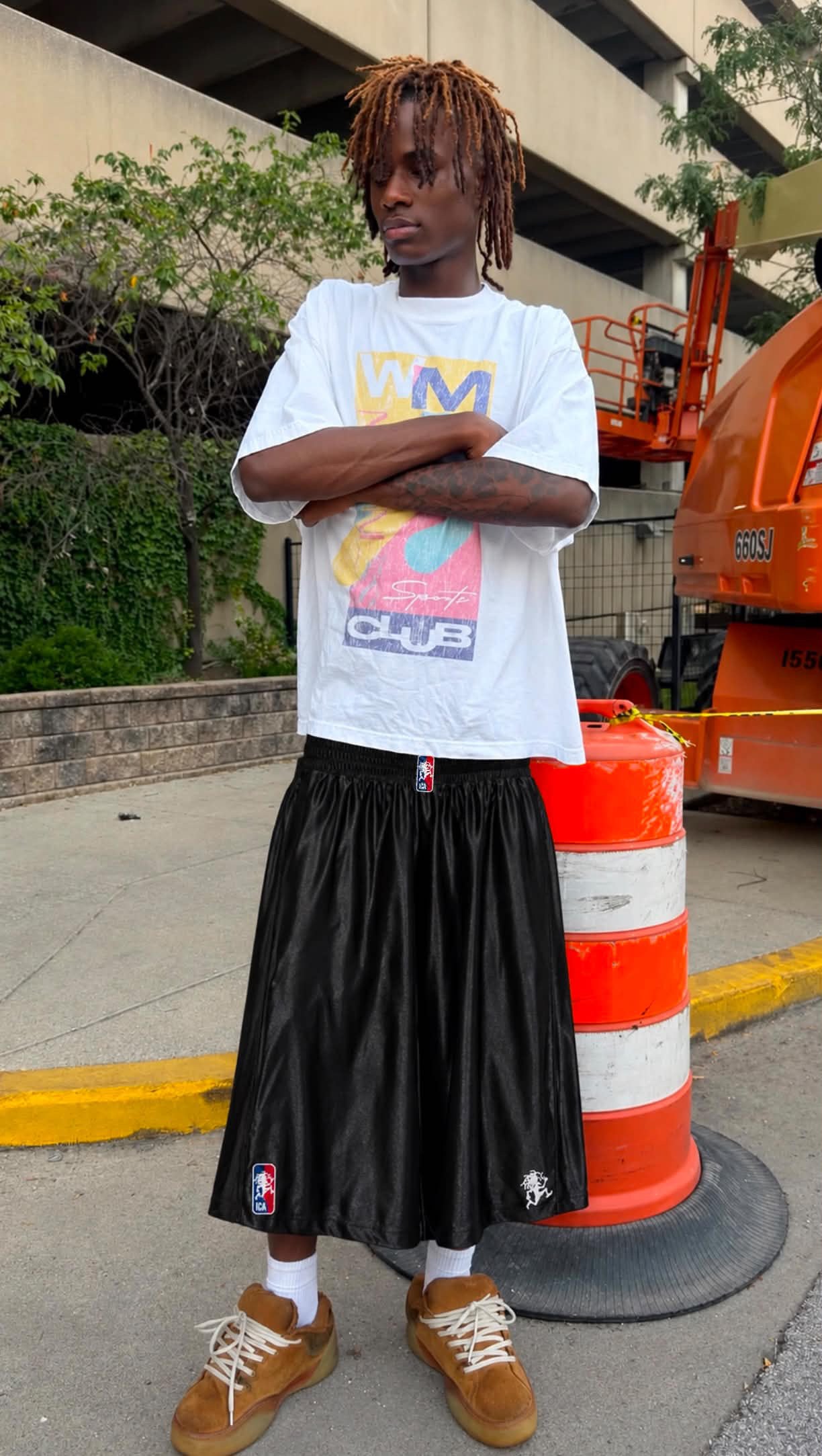 2000's Hoop Shorts (Black)